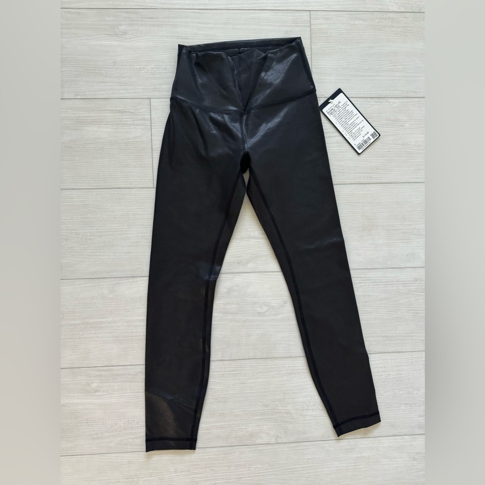 Brand New Lululemon Wunder Train High Rise Leggings 25” Foil